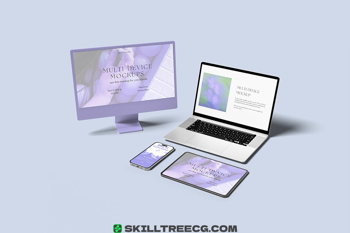 图片[4]-Multi Devices Mockup with Clean Background（275286）-技能树